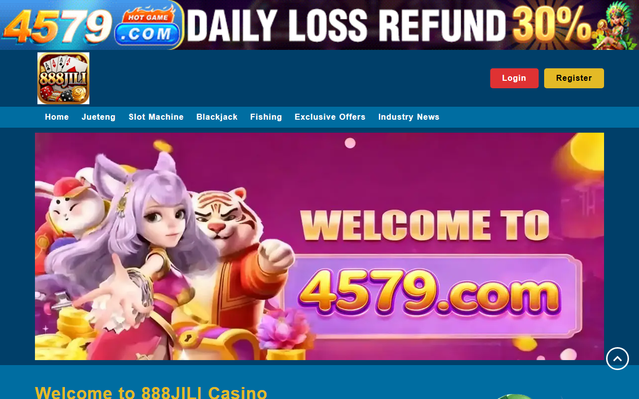 888jilinet.com screenshot