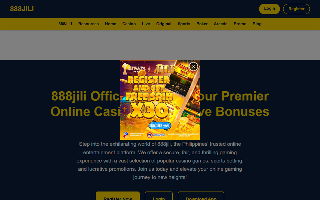 888jilisvip.com screenshot