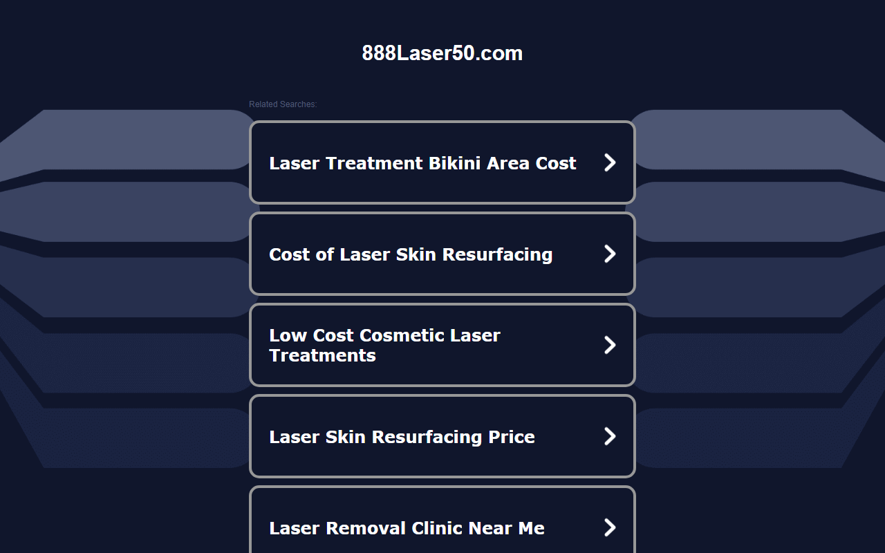 888laser50.com screenshot