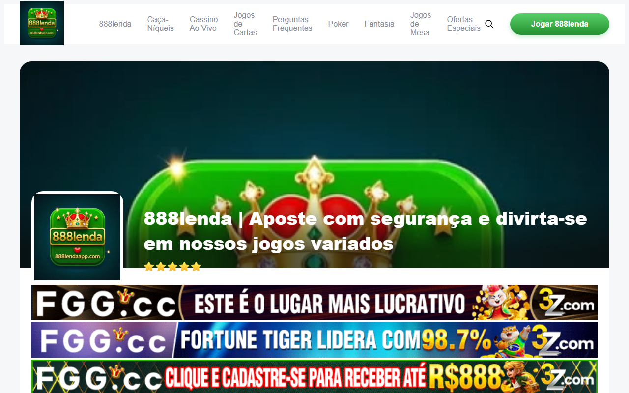 888lendaapp.com screenshot