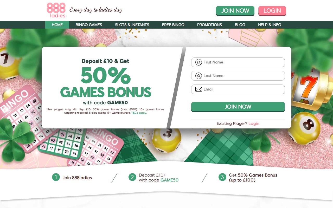 888lingobingo.com screenshot