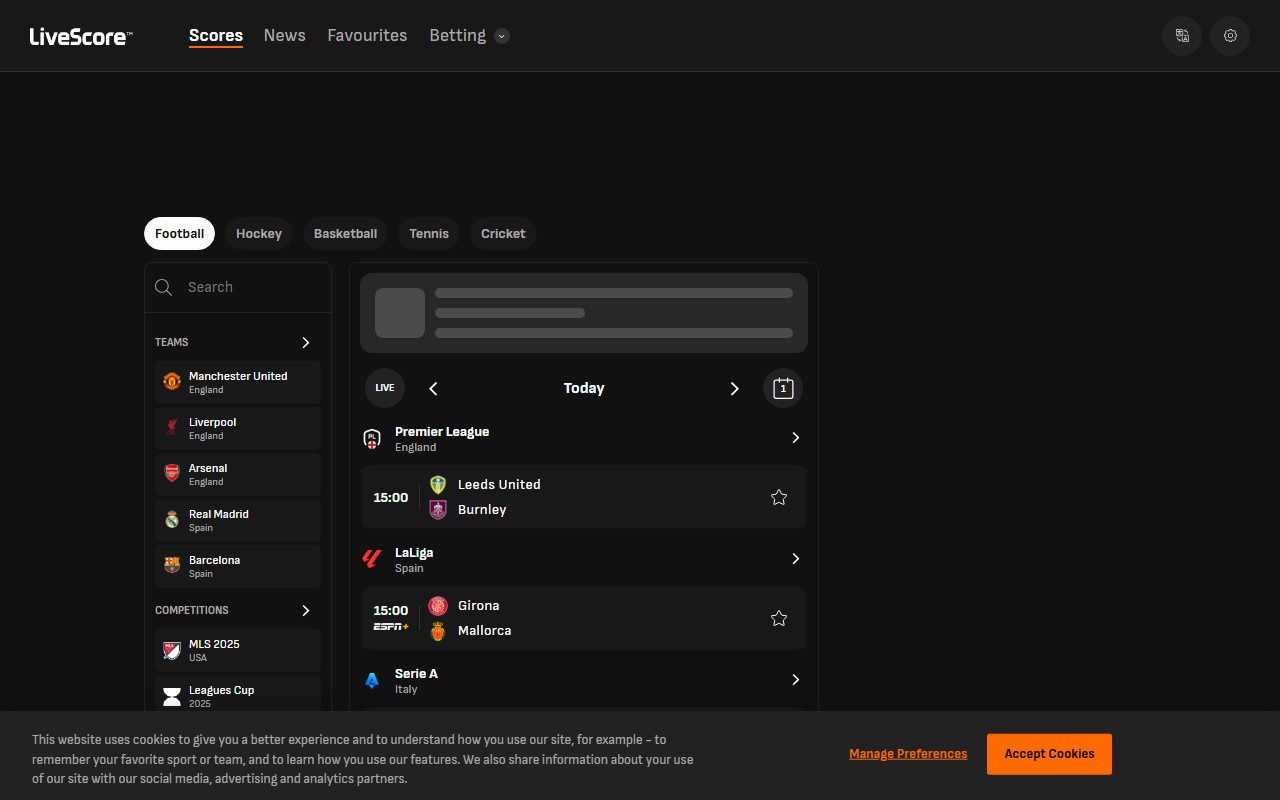 888livescore.com screenshot