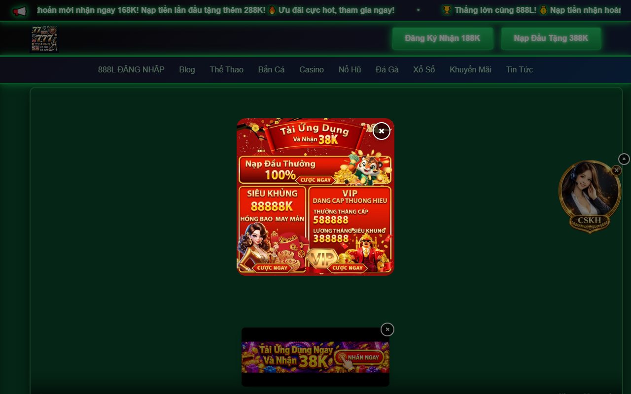 888llogin888.com screenshot