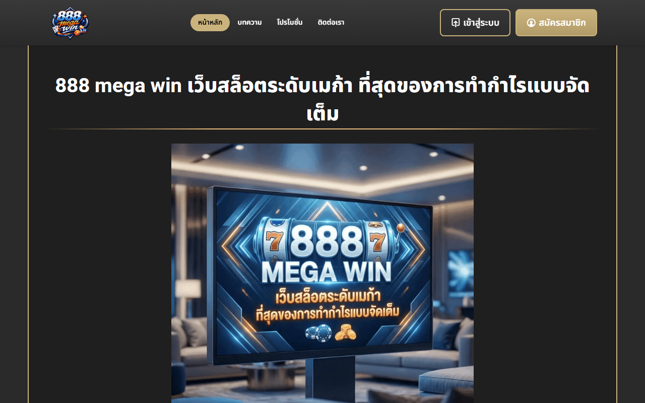 888megawin.com screenshot