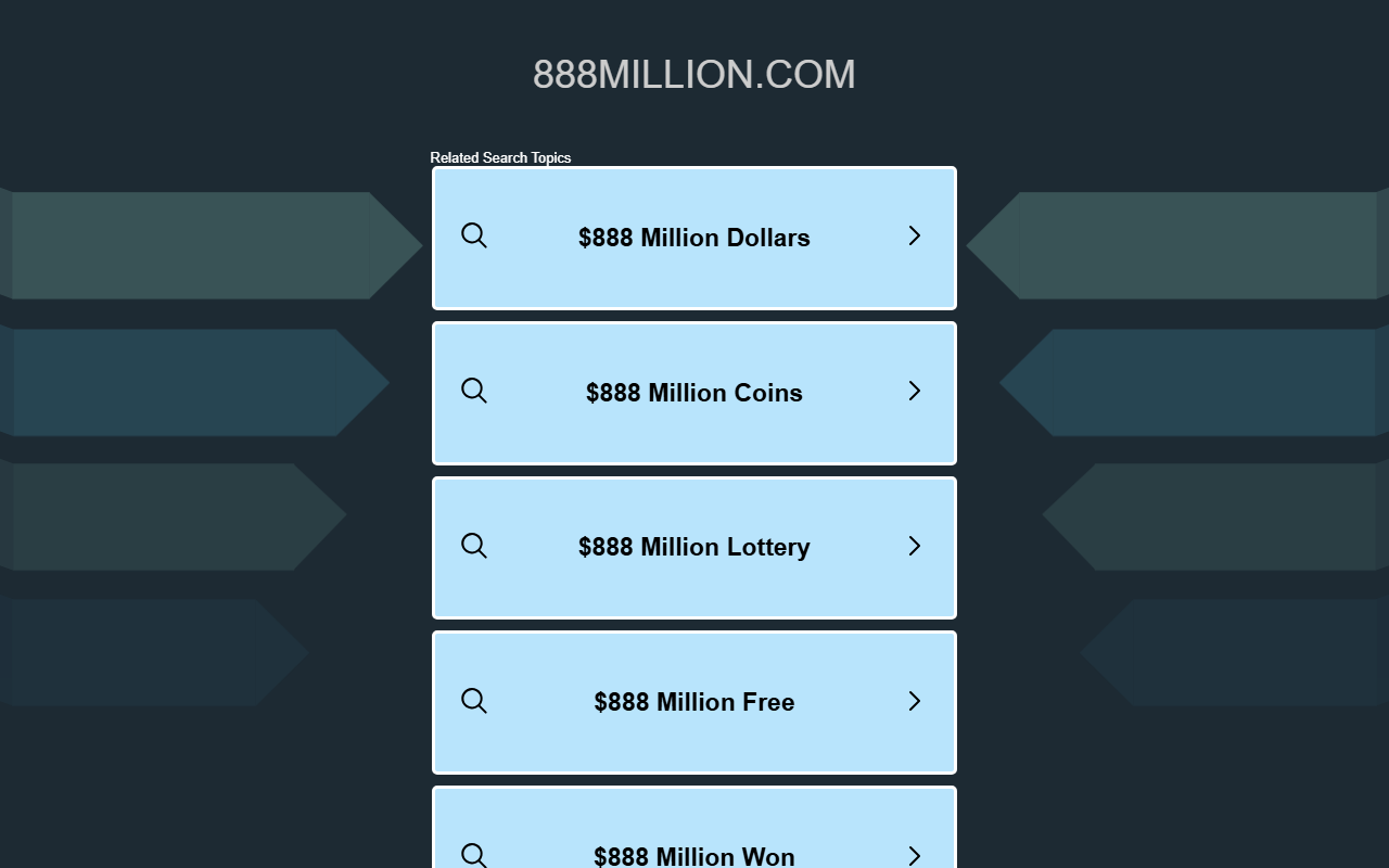 888million.com screenshot