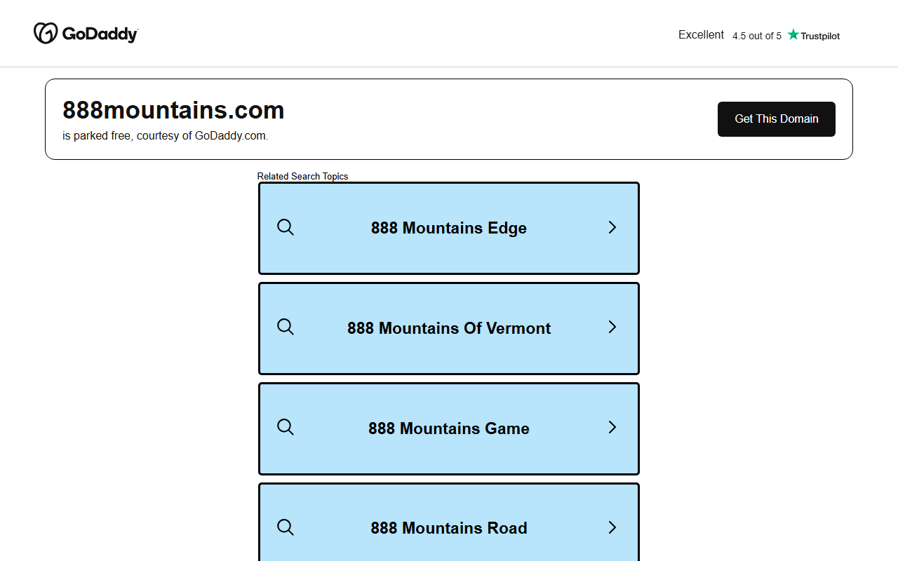 888mountains.com screenshot