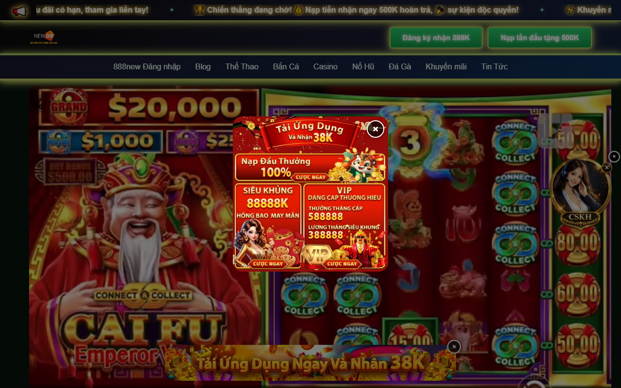 888newloginvip.com screenshot