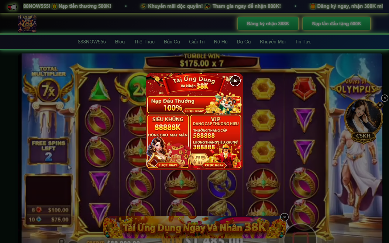 888now555bet.com screenshot