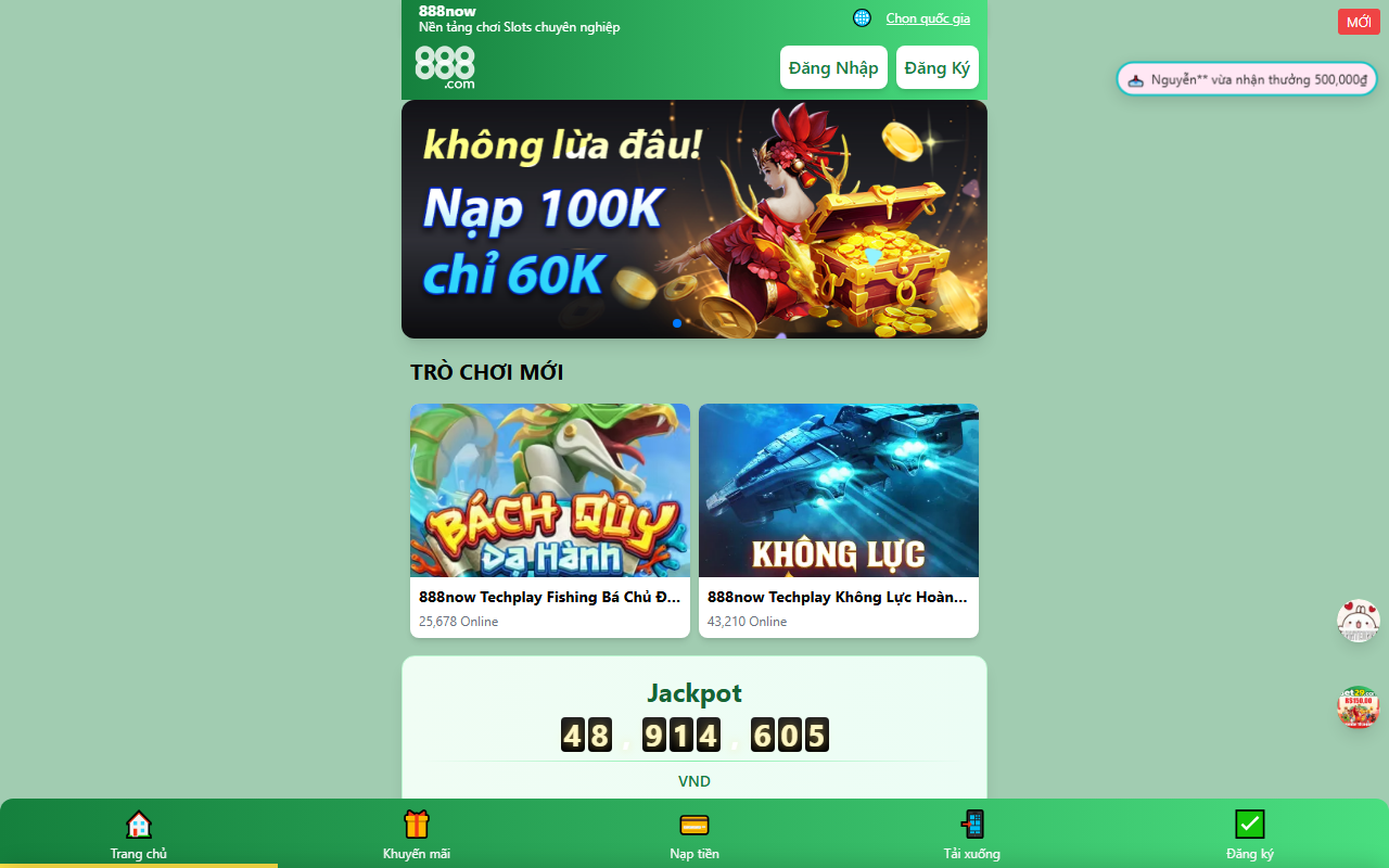 888now9com.com screenshot