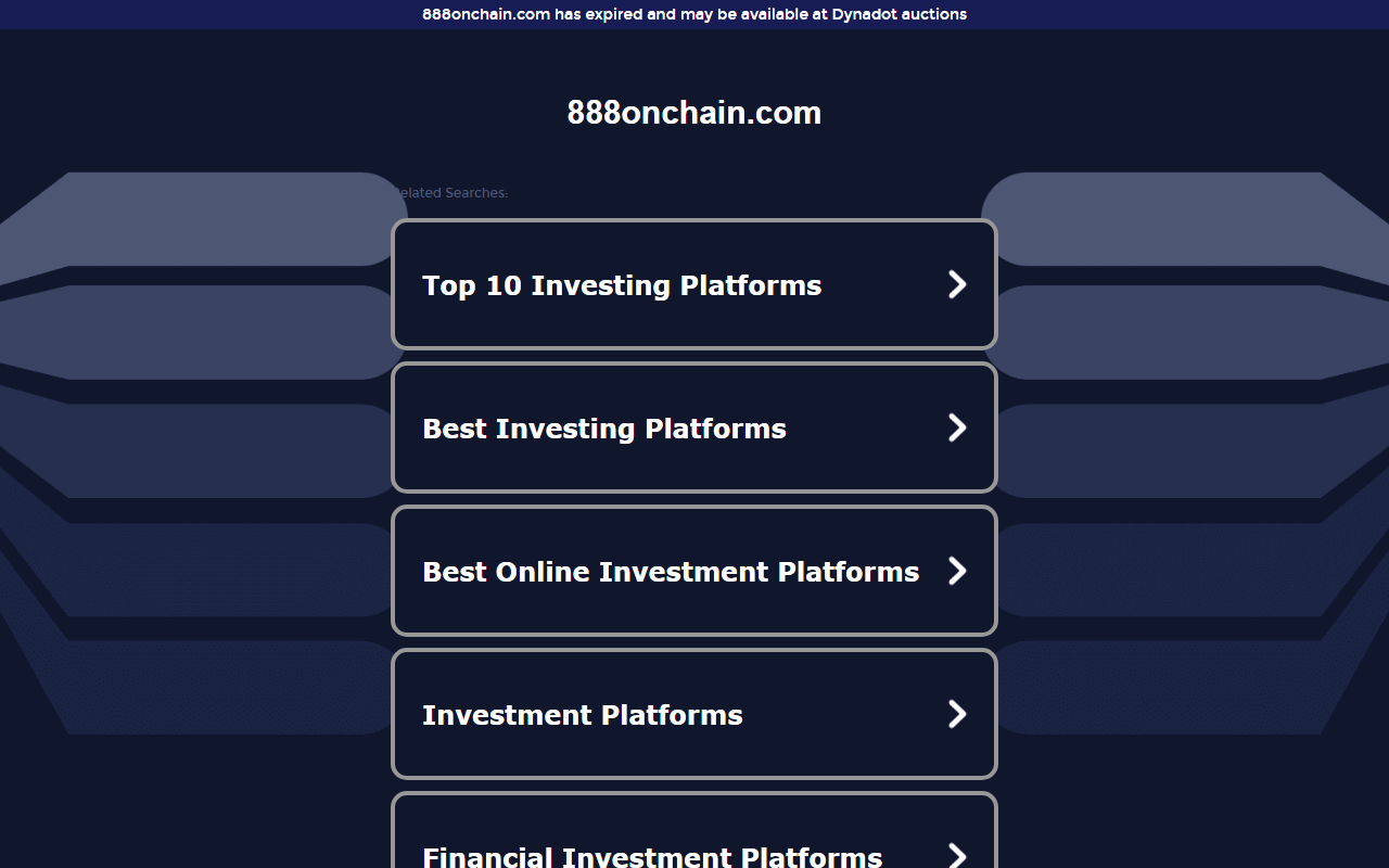 888onchain.com screenshot