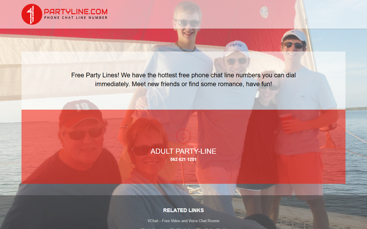 888partylines.com screenshot