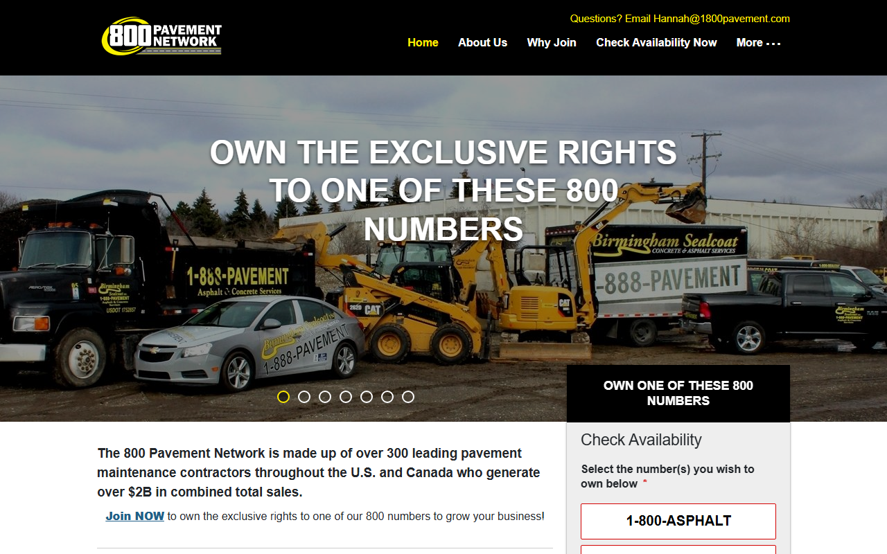 888pavement.com screenshot