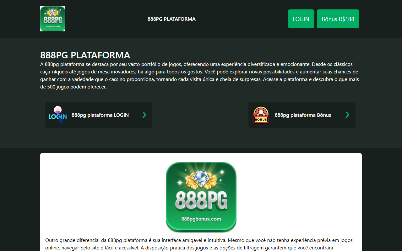 888pgbonus.com screenshot