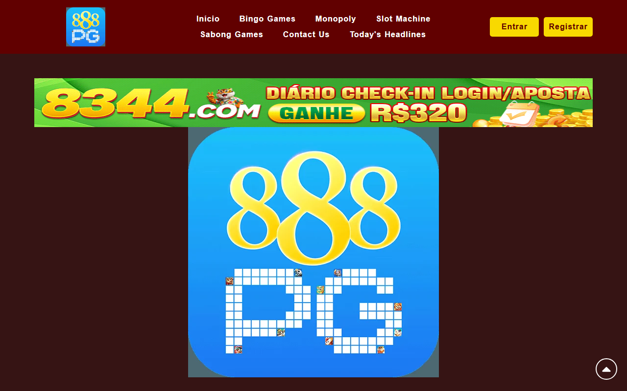 888pgjogar.com screenshot