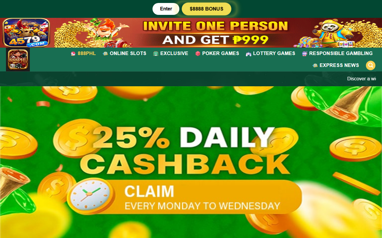 888phlbonus.com screenshot