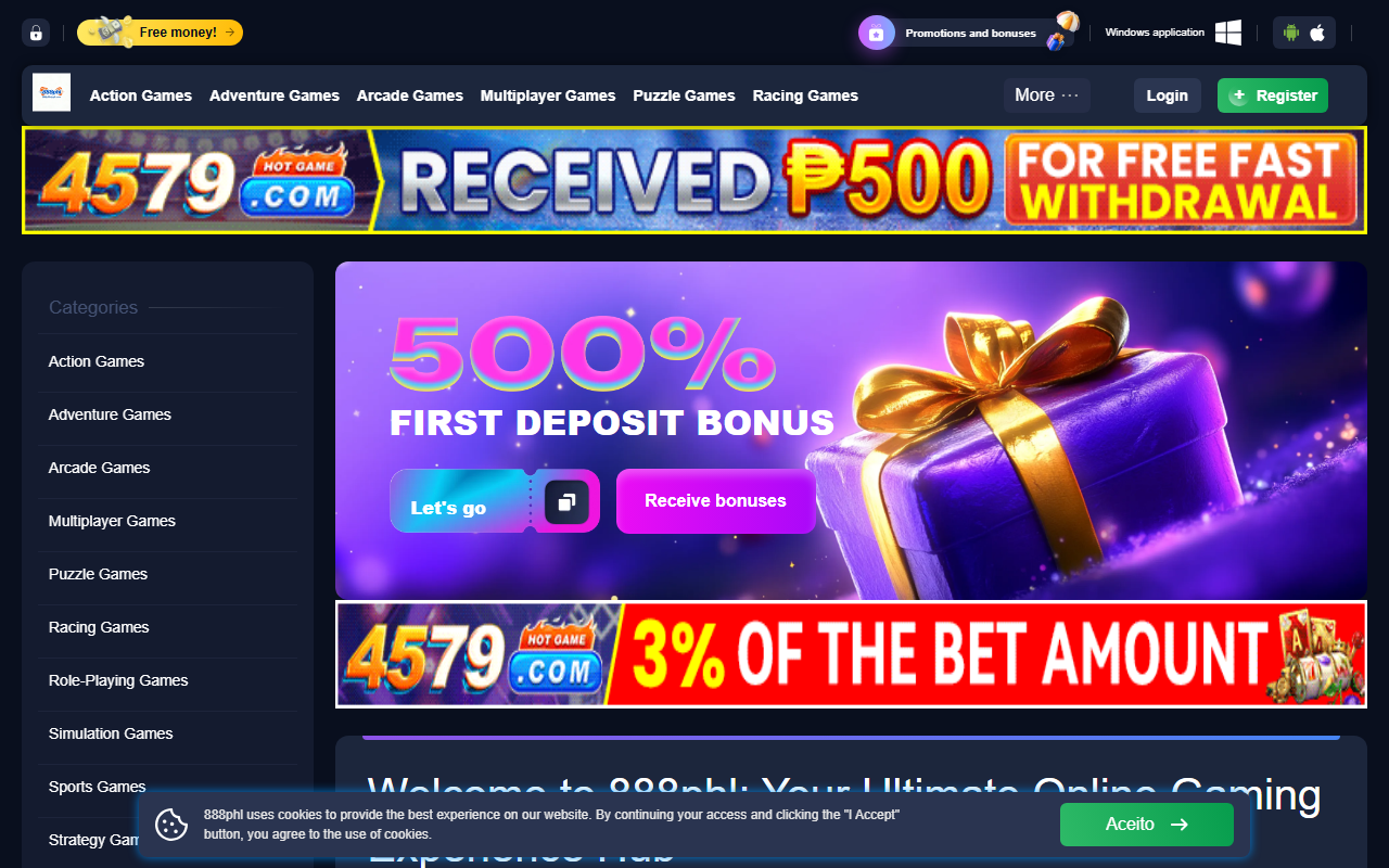 888phlvipph.com screenshot