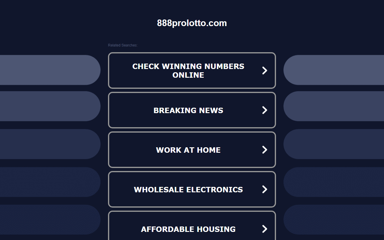 888prolotto.com screenshot