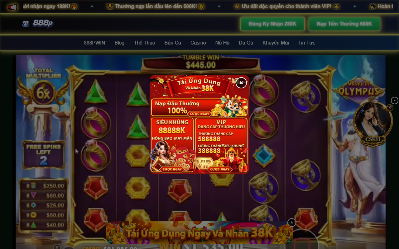 888pwinbet.com screenshot