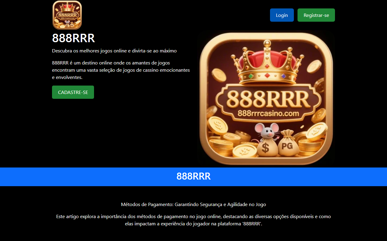 888rrrcasino.com screenshot