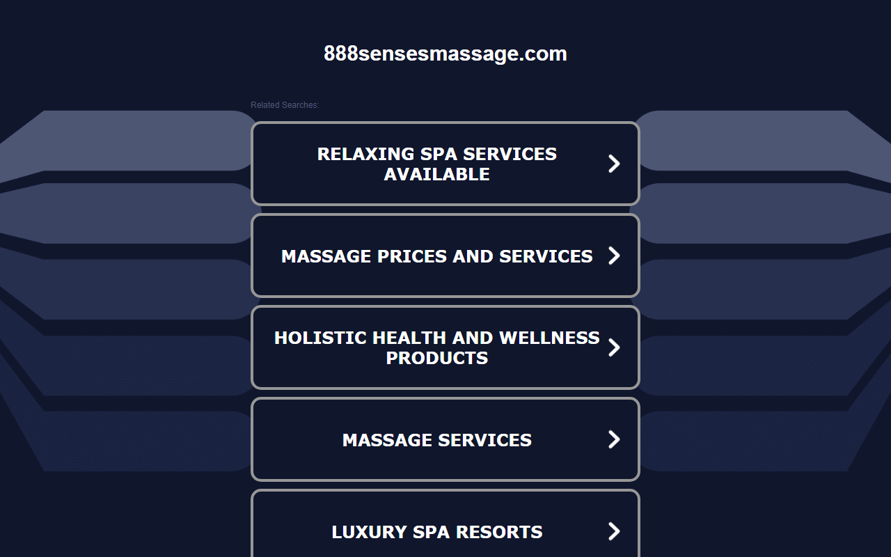 888sensesmassage.com screenshot