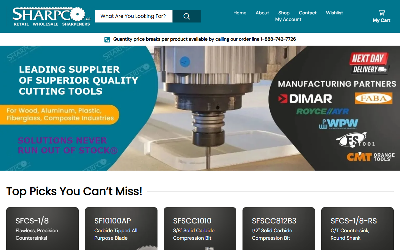 888sharpco.com screenshot