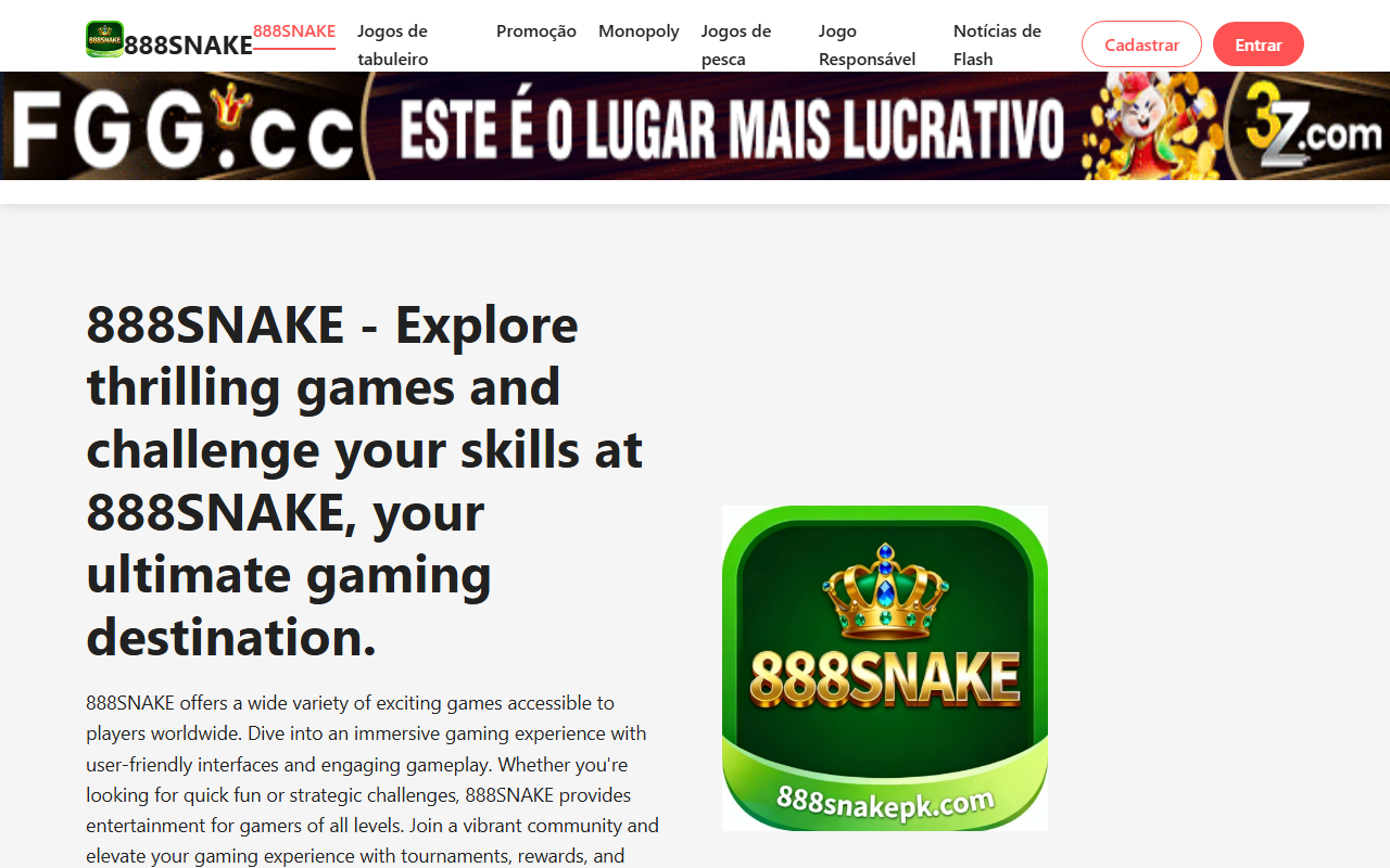 888snakepk.com screenshot