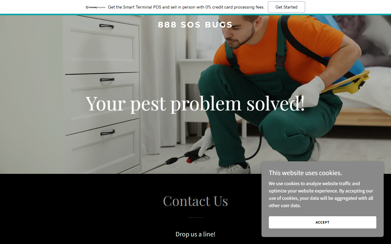 888sosbugs.com screenshot