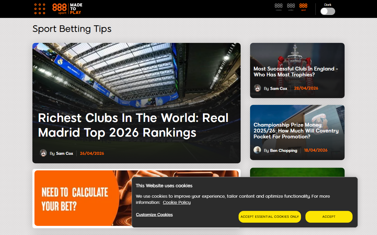 888sportblog.com screenshot