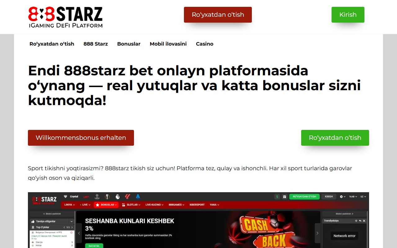 888starz-bet-uz.com screenshot