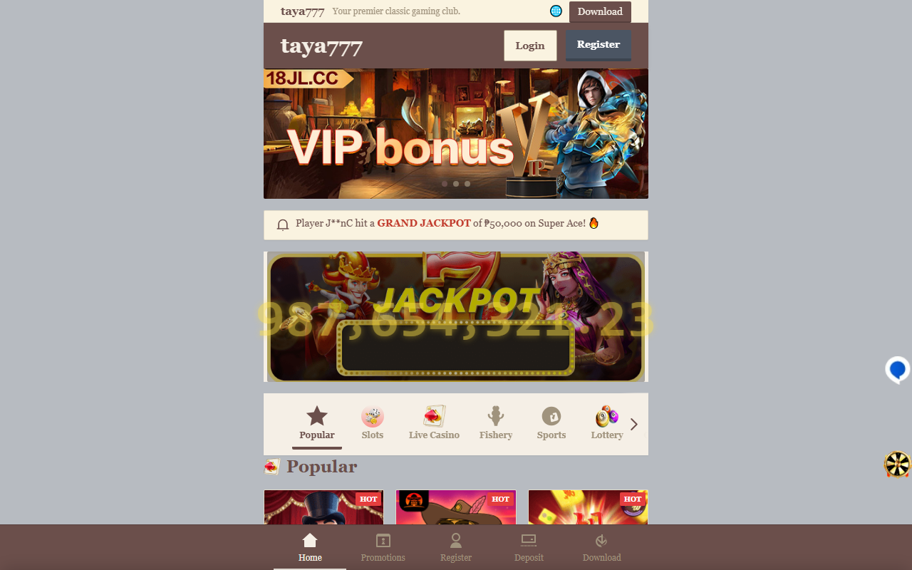 888taya777.com screenshot