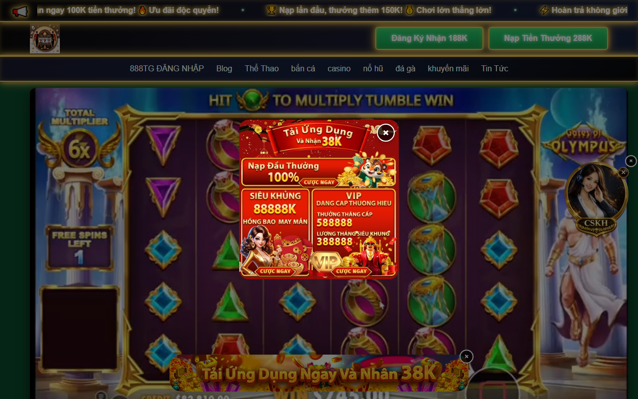 888tgloginbet.com screenshot