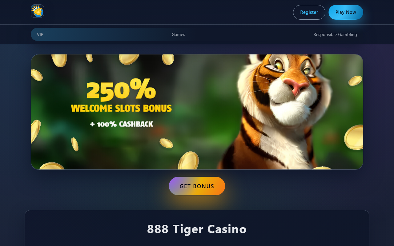 888tiger-casino.com screenshot