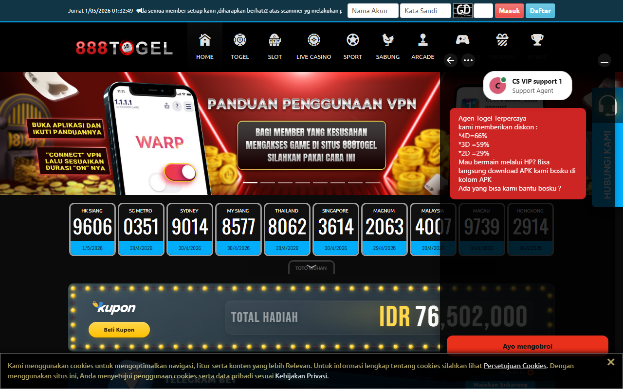 888togelv05.com screenshot