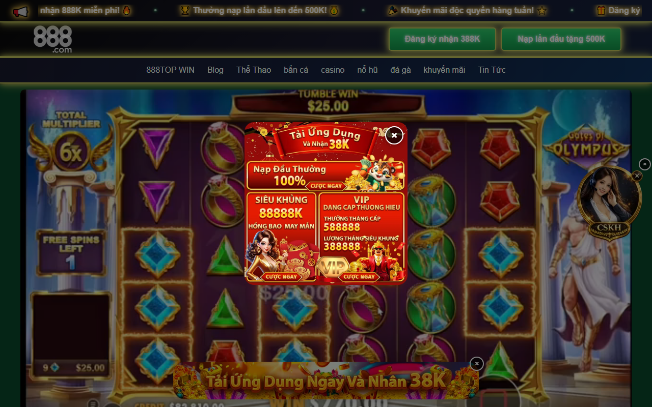 888topslot.com screenshot