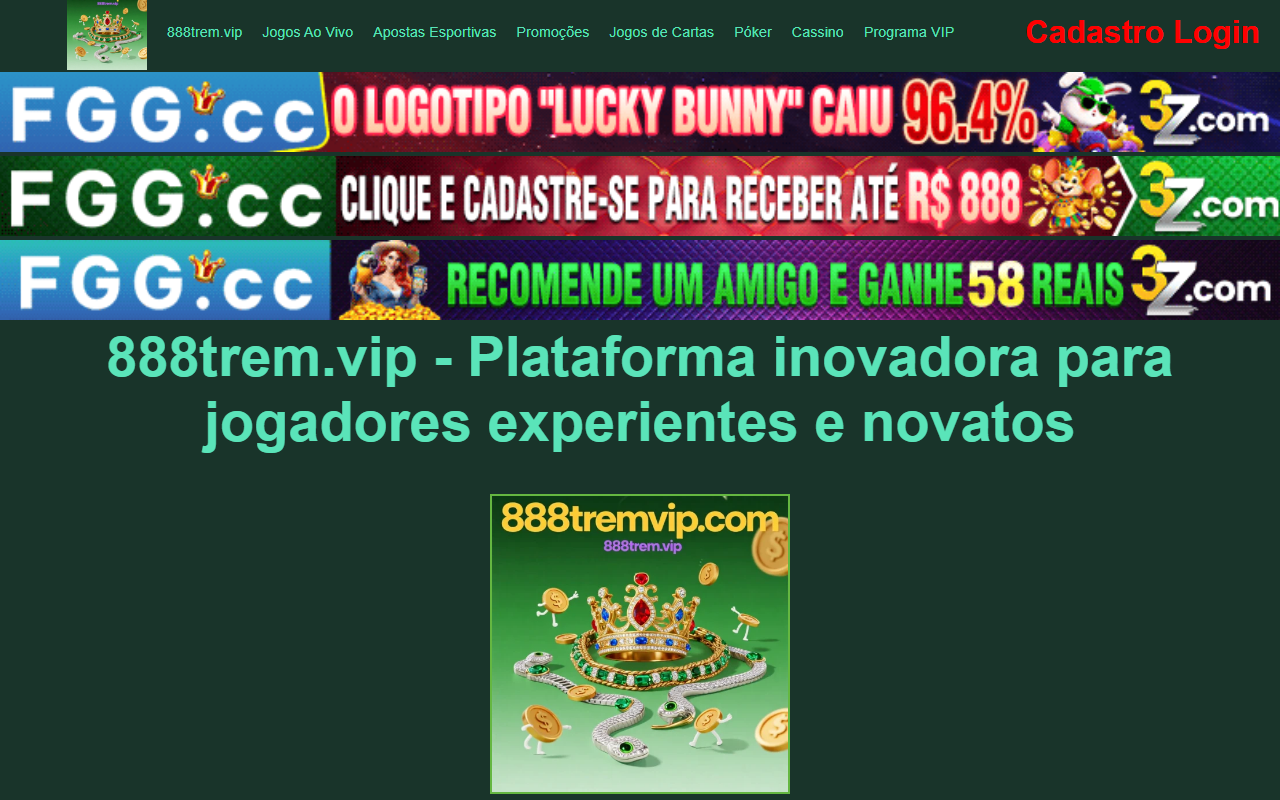 888tremvip.com screenshot