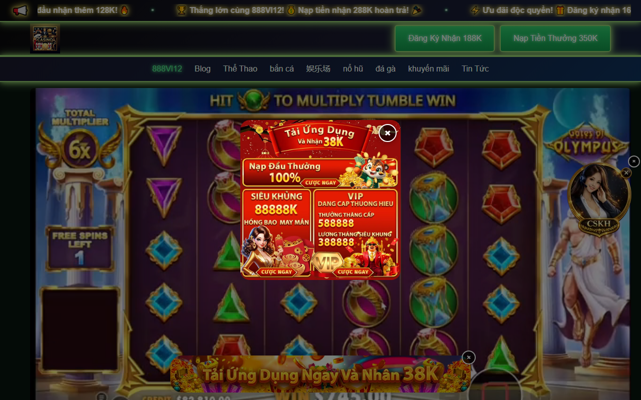 888vi12bet.com screenshot