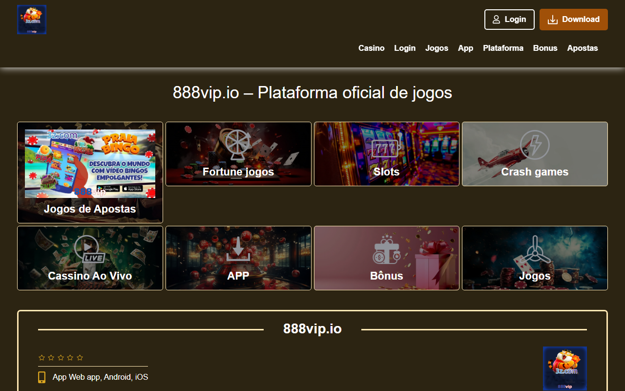 888viplogin.com screenshot