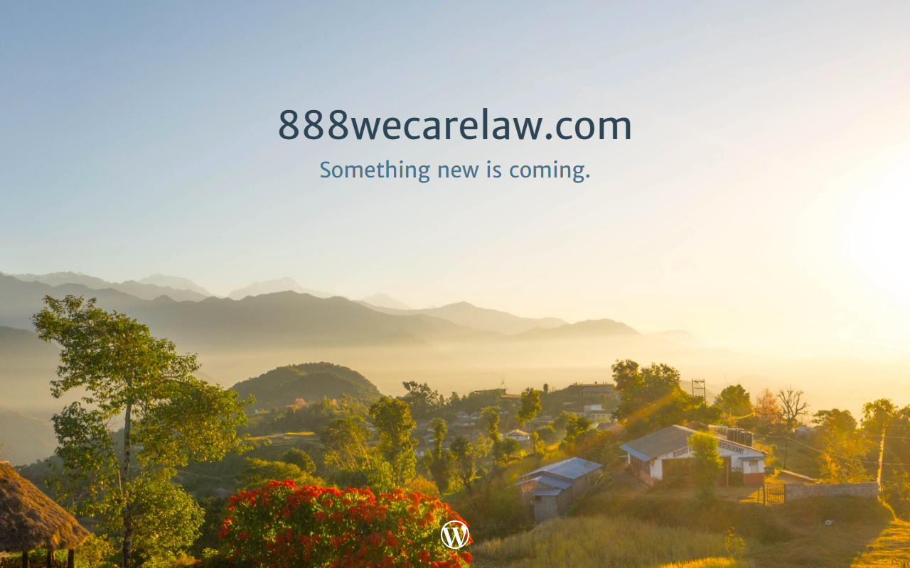 888wecarelaw.com screenshot