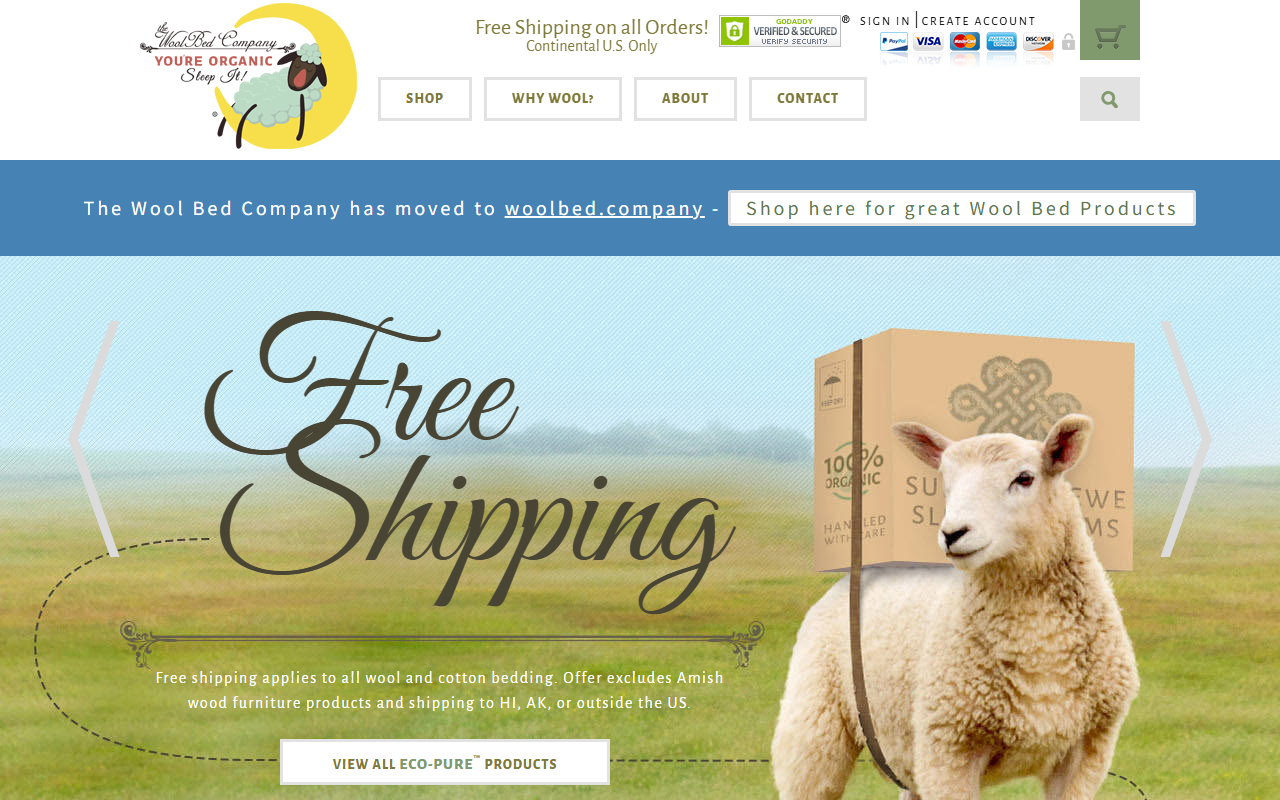 888woolbed.com screenshot