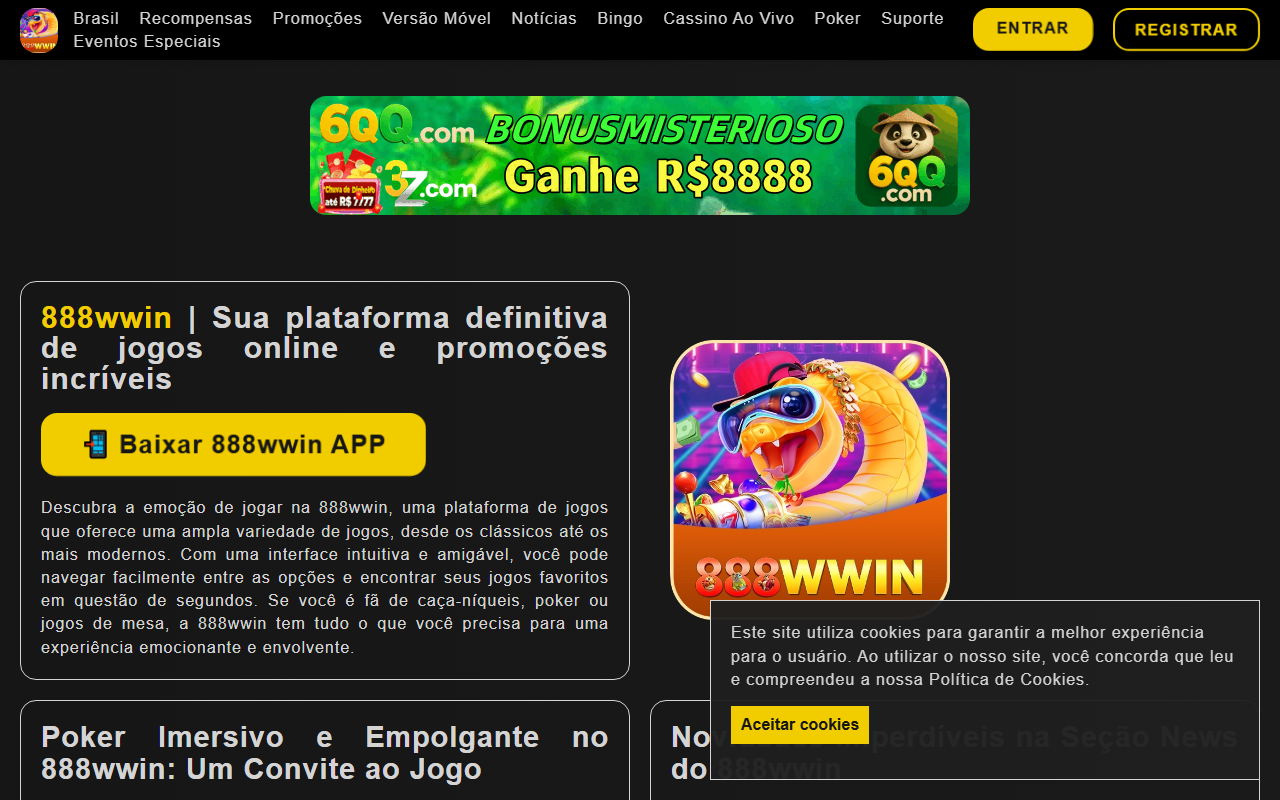 888wwinesports.com screenshot