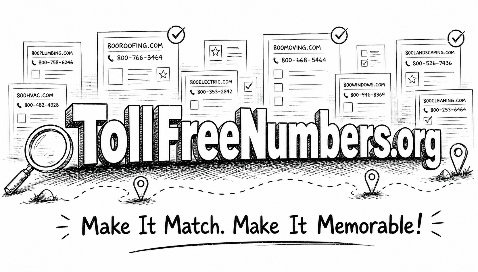 TollFreeNumbers.org — Make It Match. Make It Memorable!